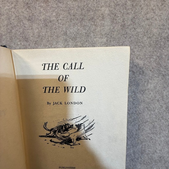 Jack London The Call of the Wild Companion Library Grosset & Dunlap Vintage 1931 - Picture 3 of 5